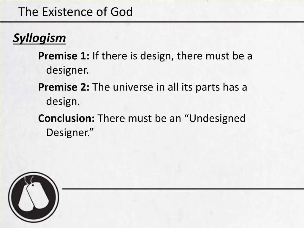the existence of god 21