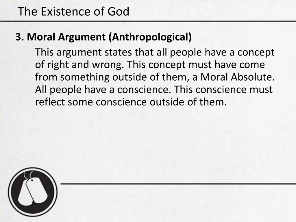 the existence of god 24