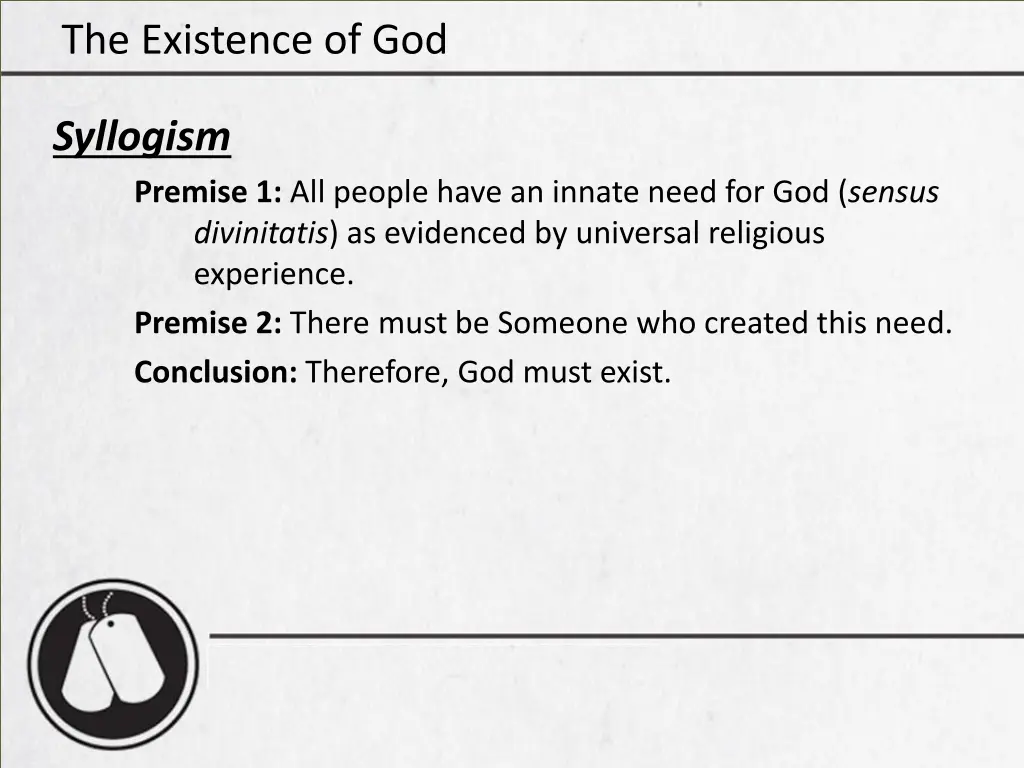 the existence of god 29