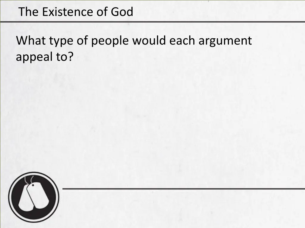 the existence of god 35