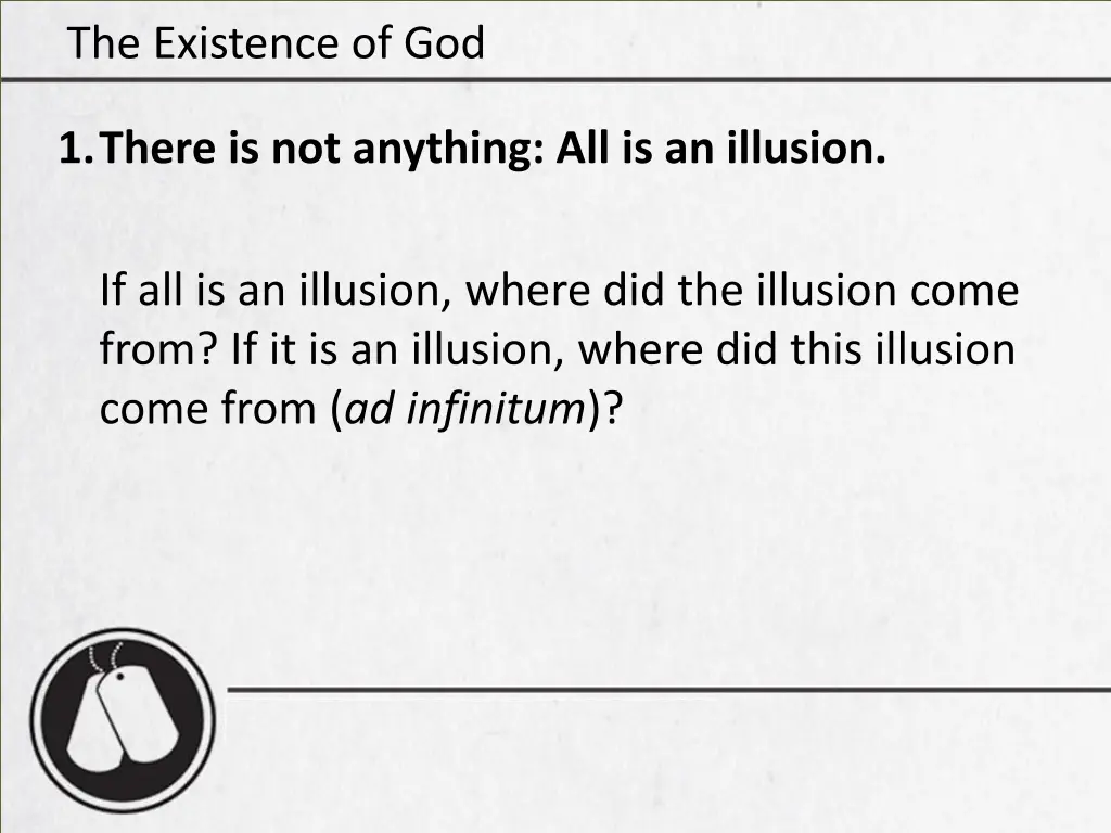 the existence of god 6