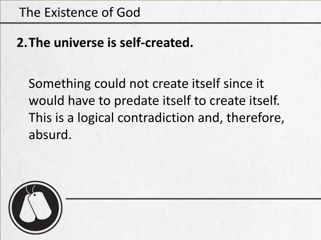 the existence of god 7