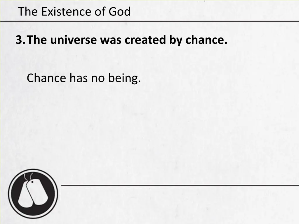 the existence of god 8