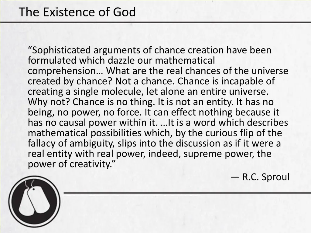the existence of god 9