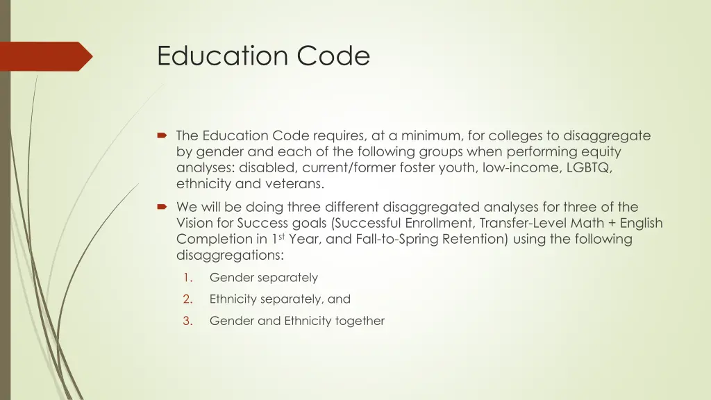 education code