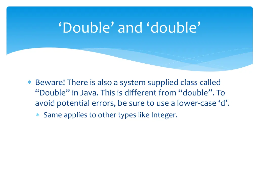 double and double
