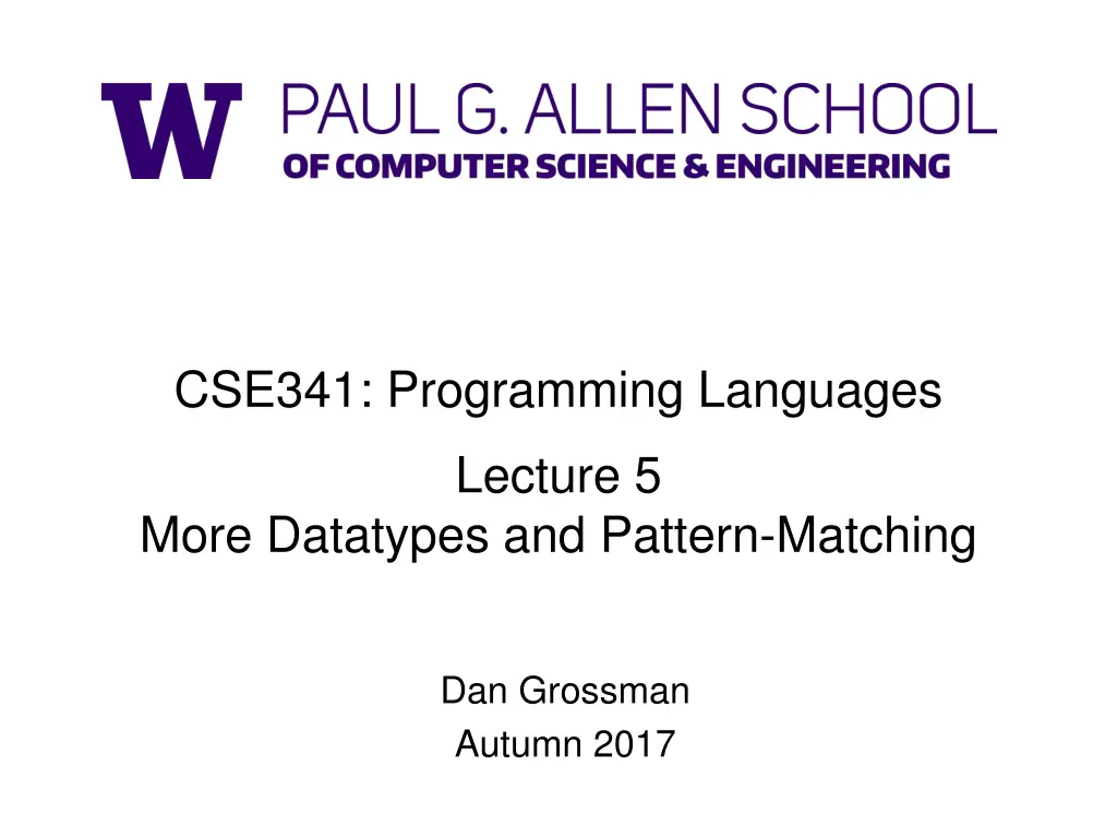 cse341 programming languages