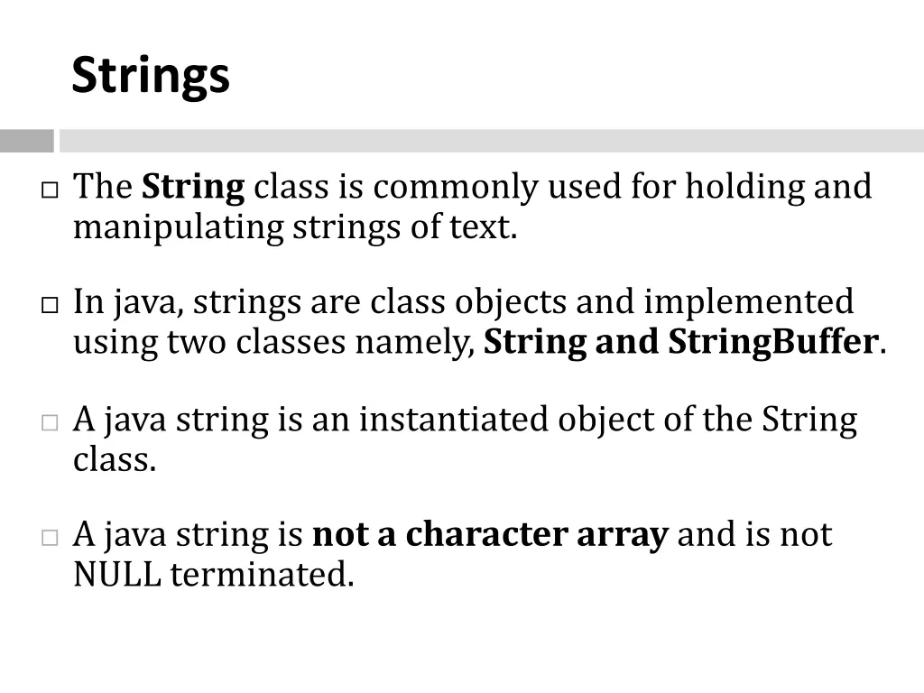 strings