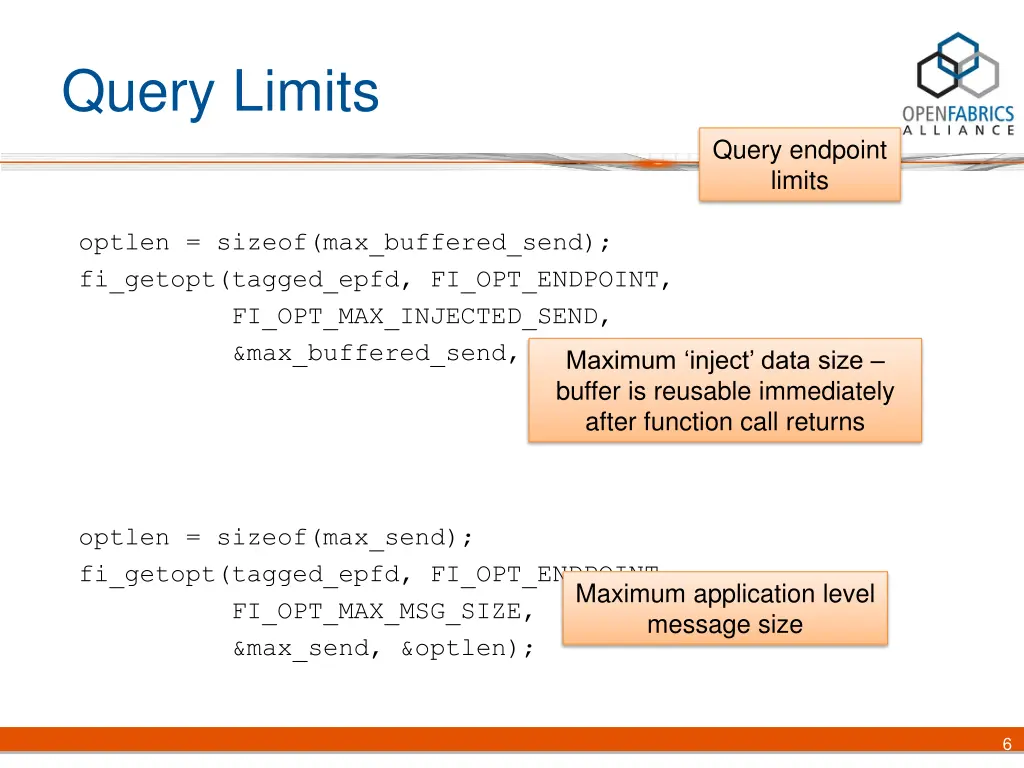 query limits