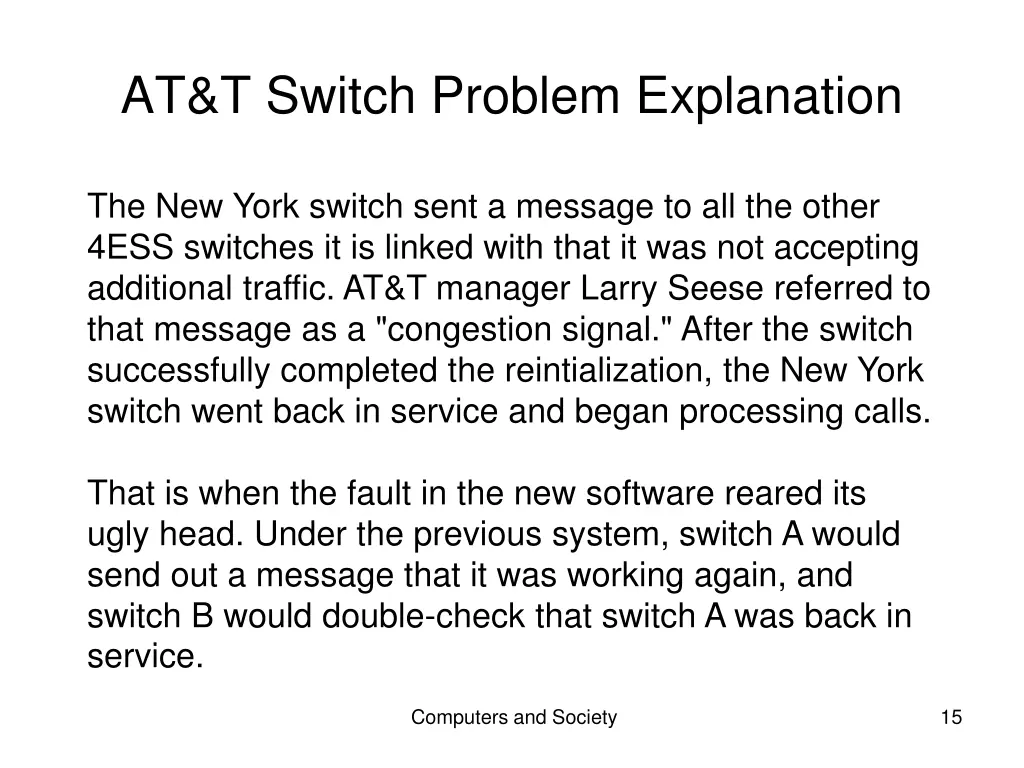 at t switch problem explanation