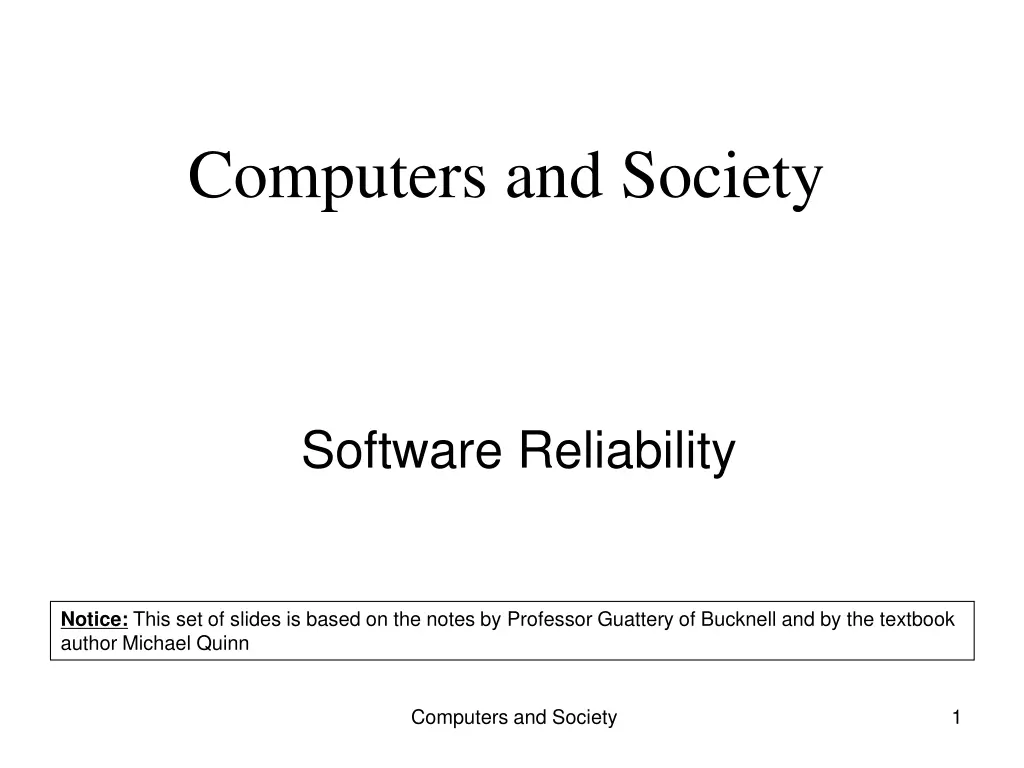 computers and society