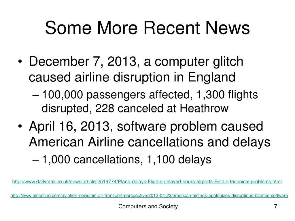 some more recent news