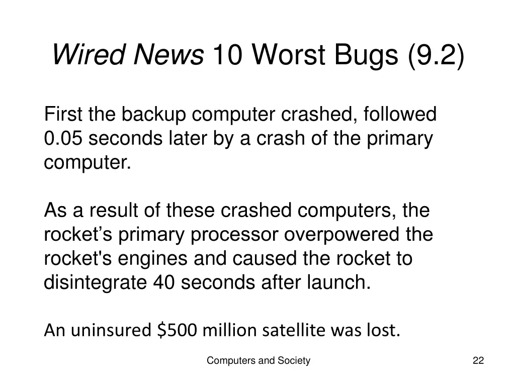 wired news 10 worst bugs 9 2