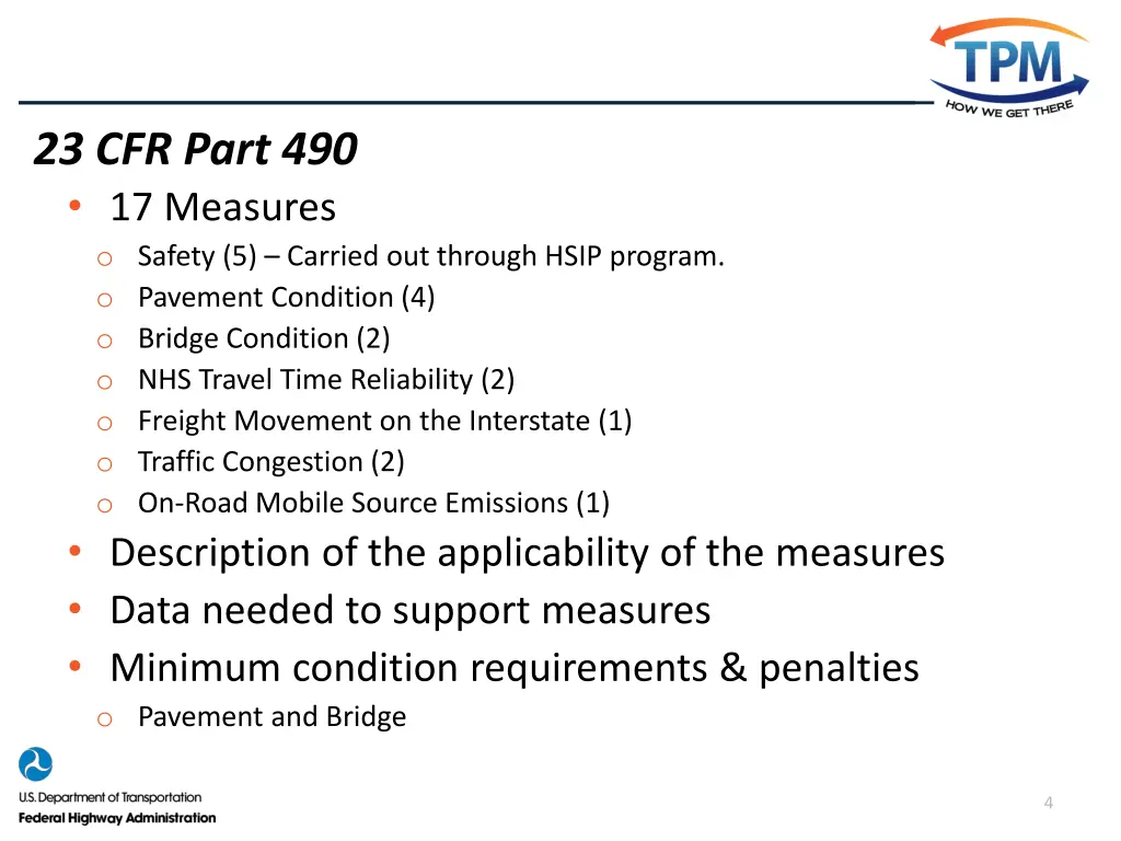 23 cfr part 490