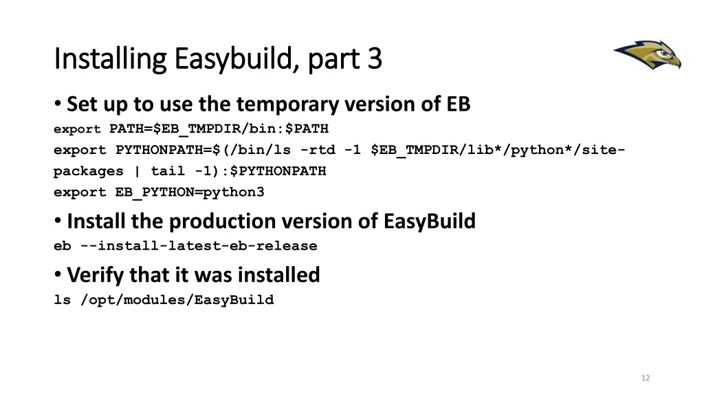 installing installing easybuild 1