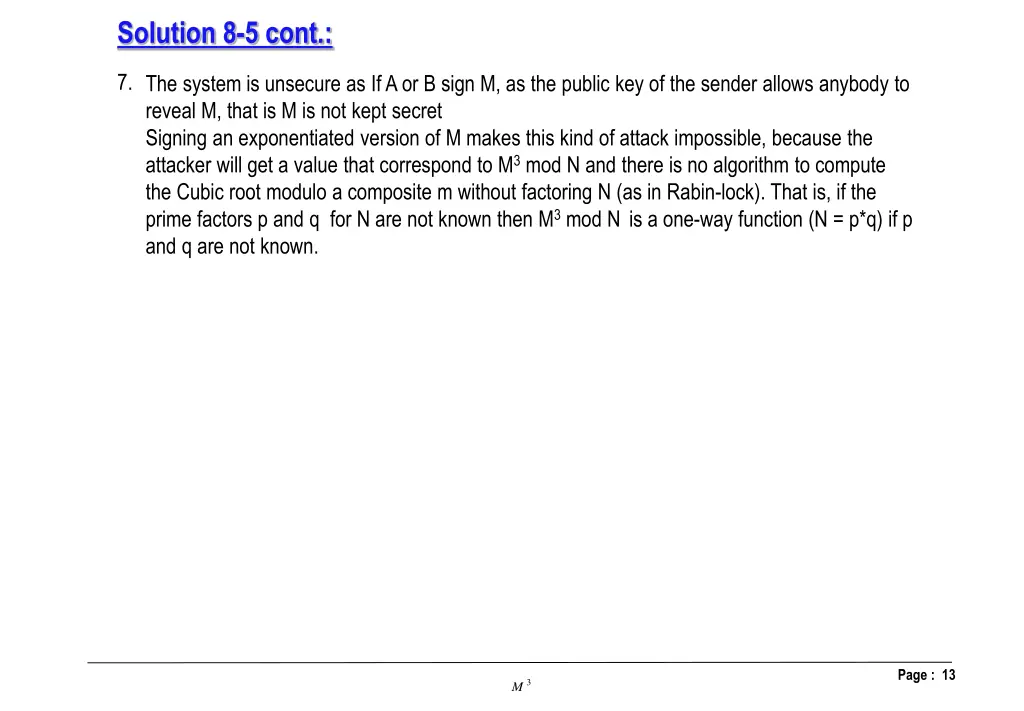 solution 8 5 cont 1