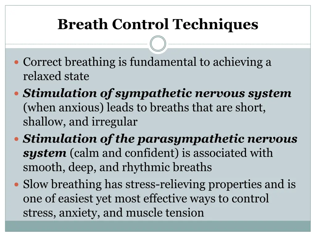 breath control techniques