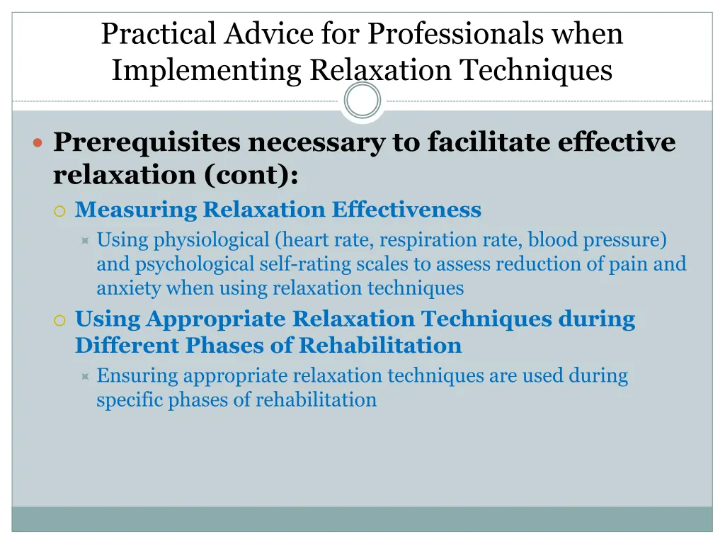 practical advice for professionals when 1