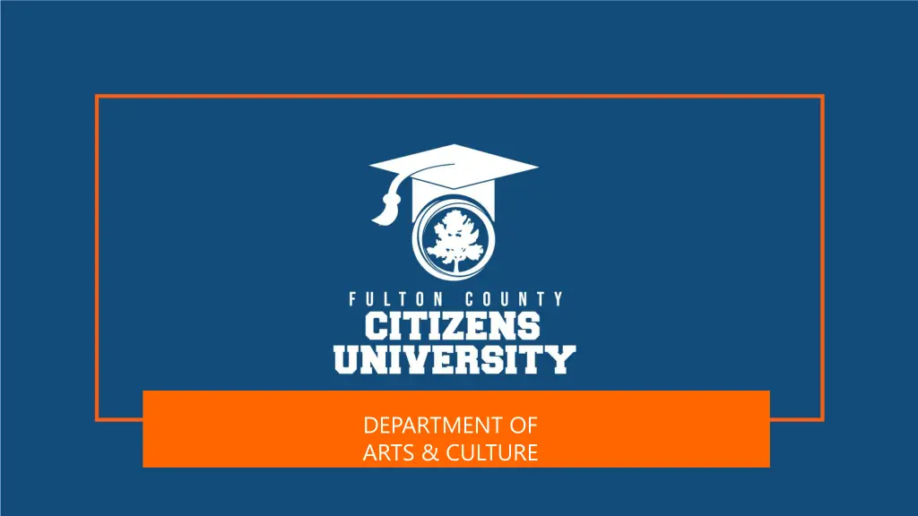 department of arts culture