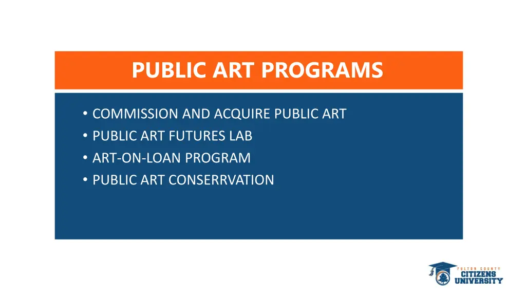 public art programs