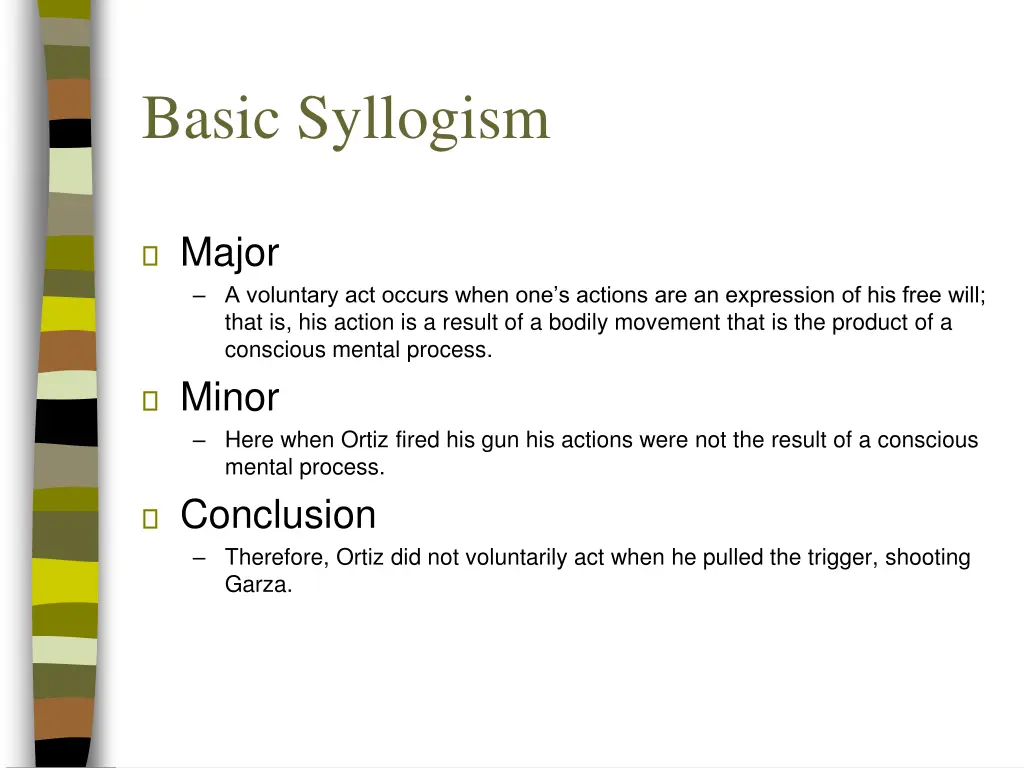 basic syllogism