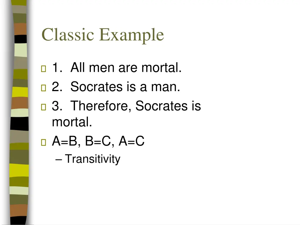 classic example
