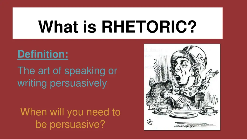 what is rhetoric