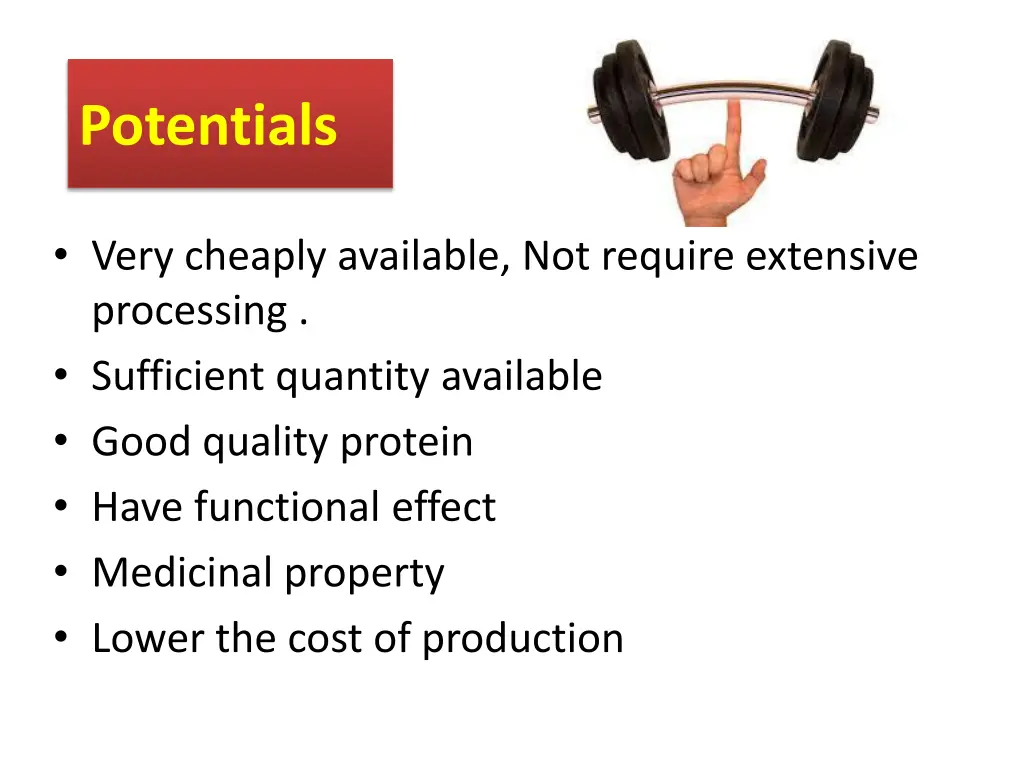 potentials