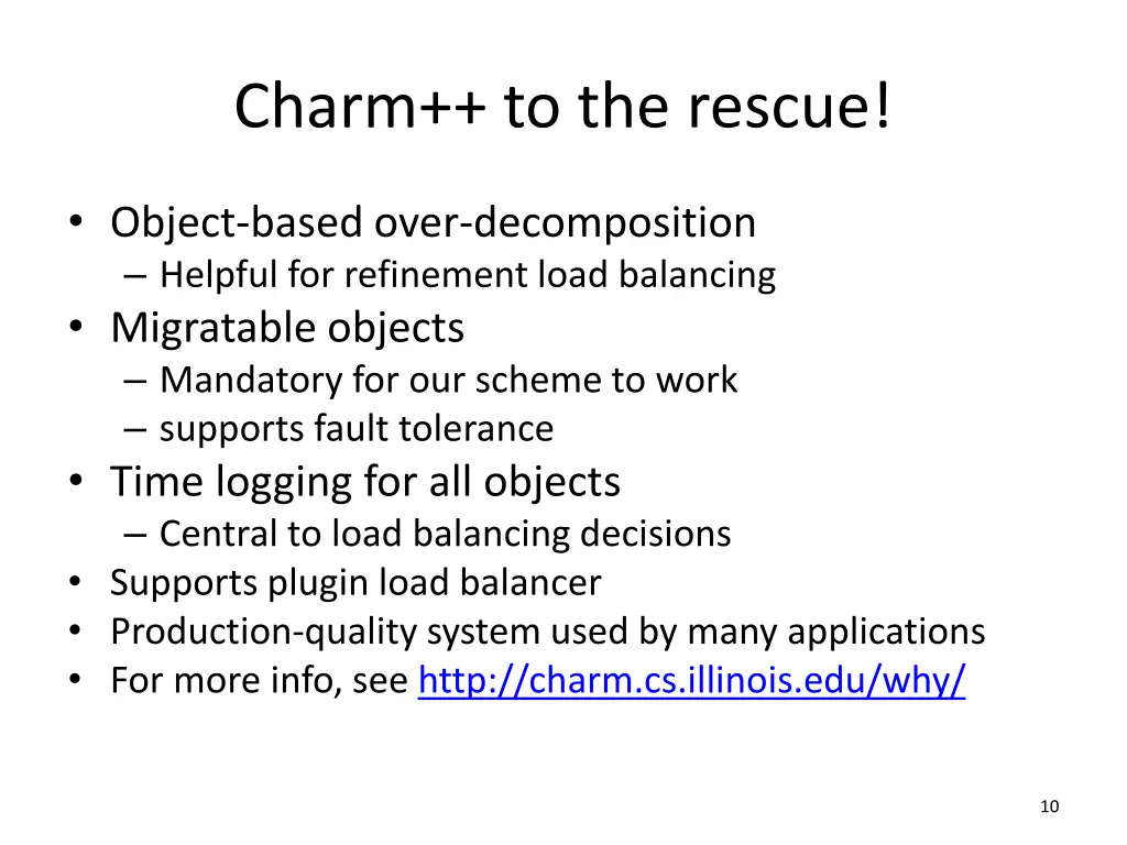 charm to the rescue