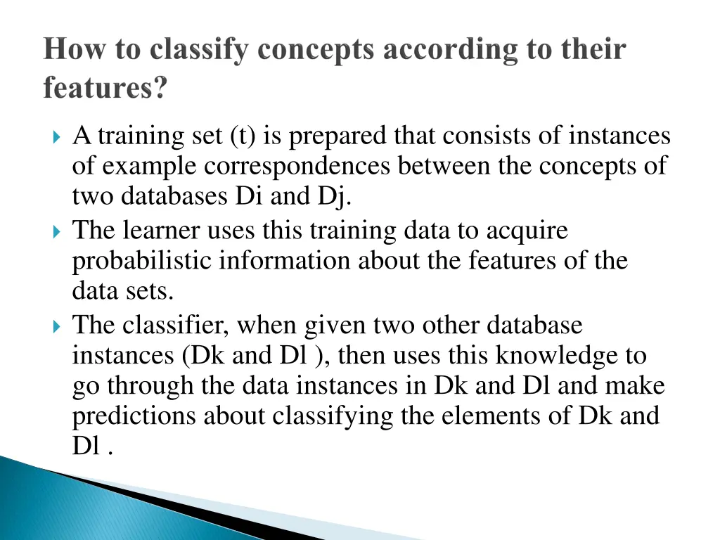 a training set t is prepared that consists