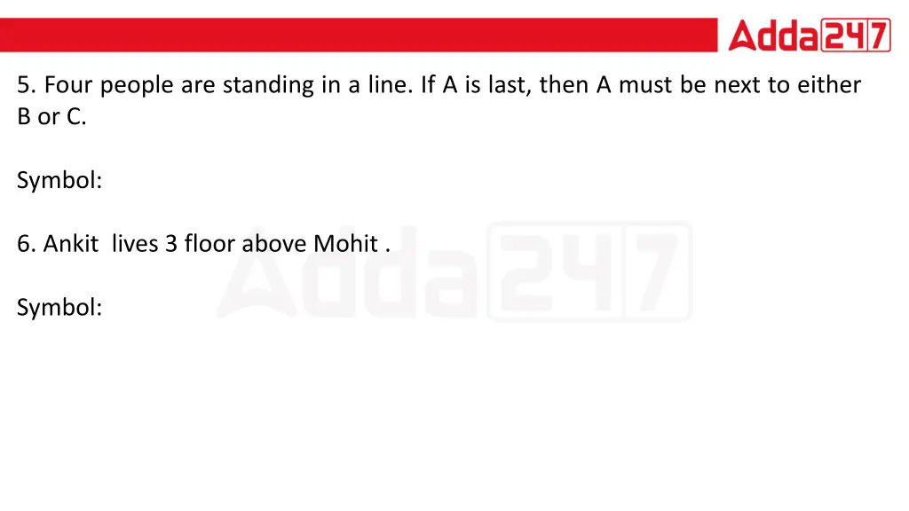 5 four people are standing in a line if a is last