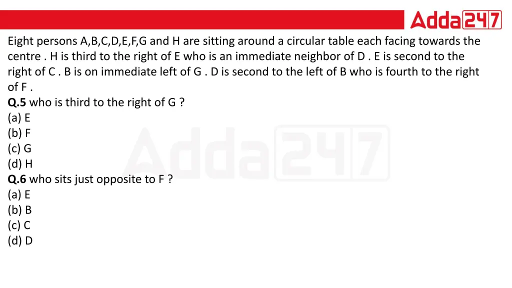 eight persons a b c d e f g and h are sitting 1