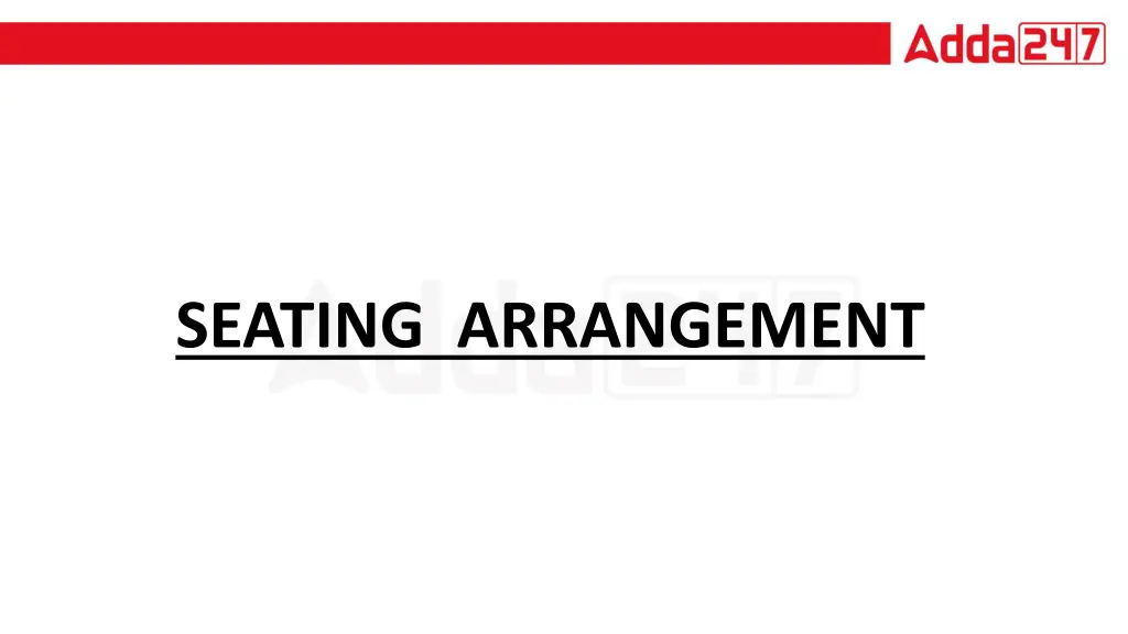 seating arrangement