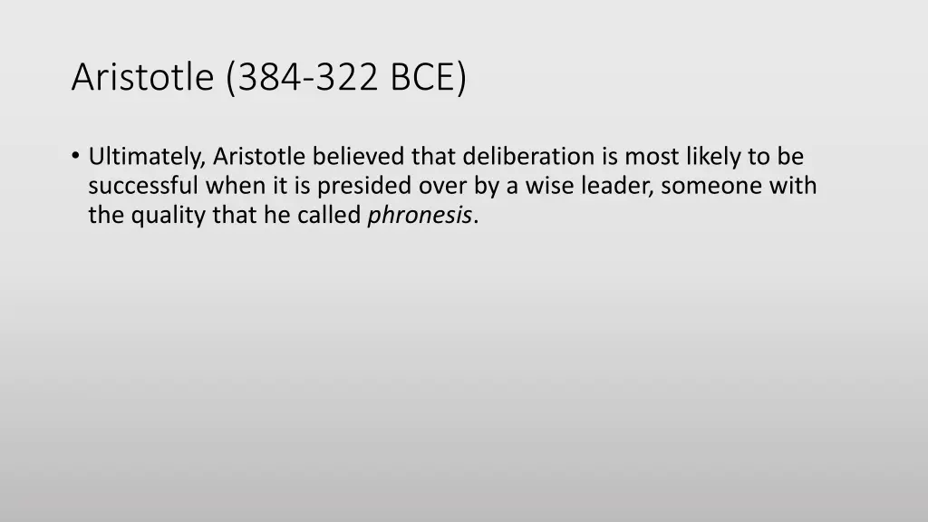 aristotle 384 322 bce 2