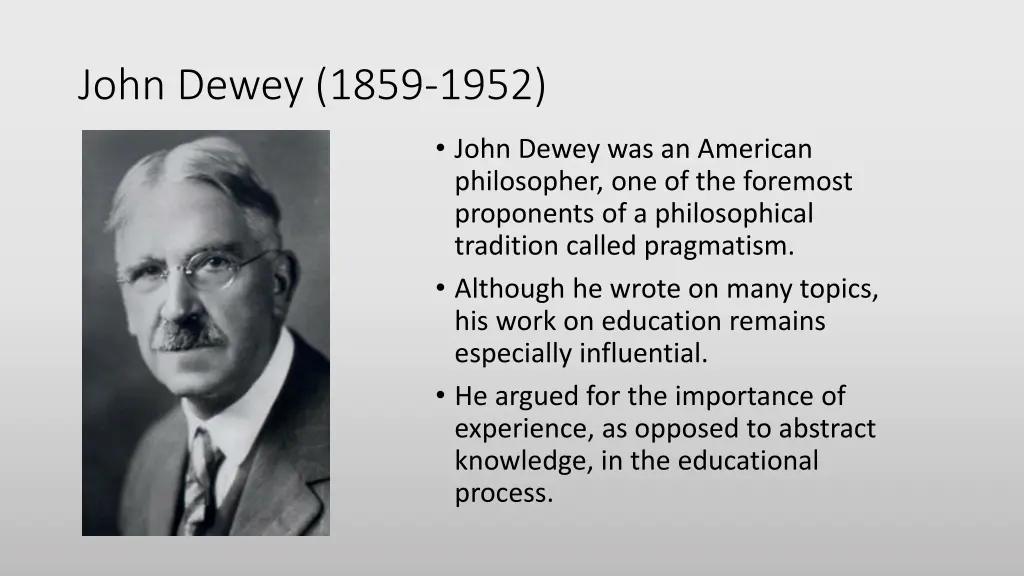 john dewey 1859 1952
