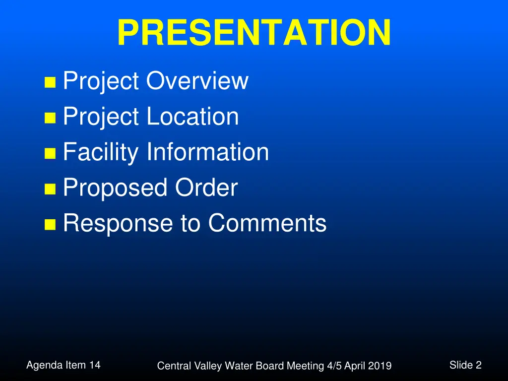 presentation