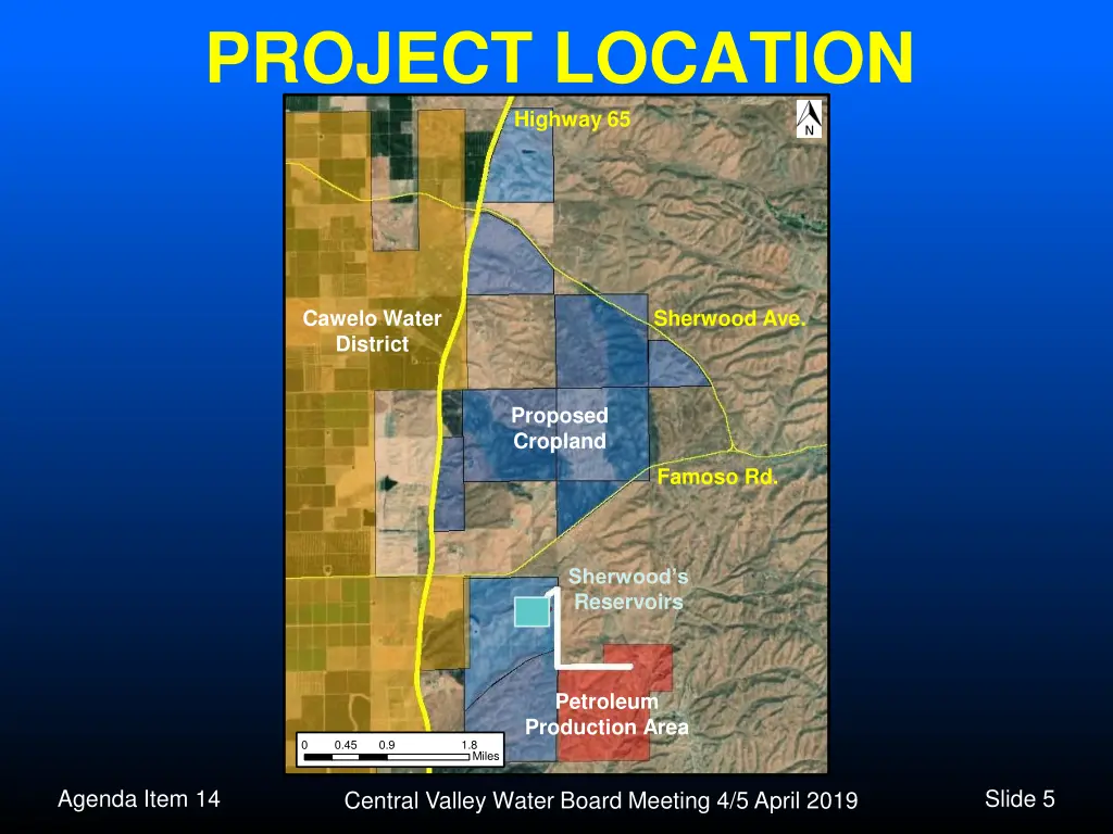 project location highway 65