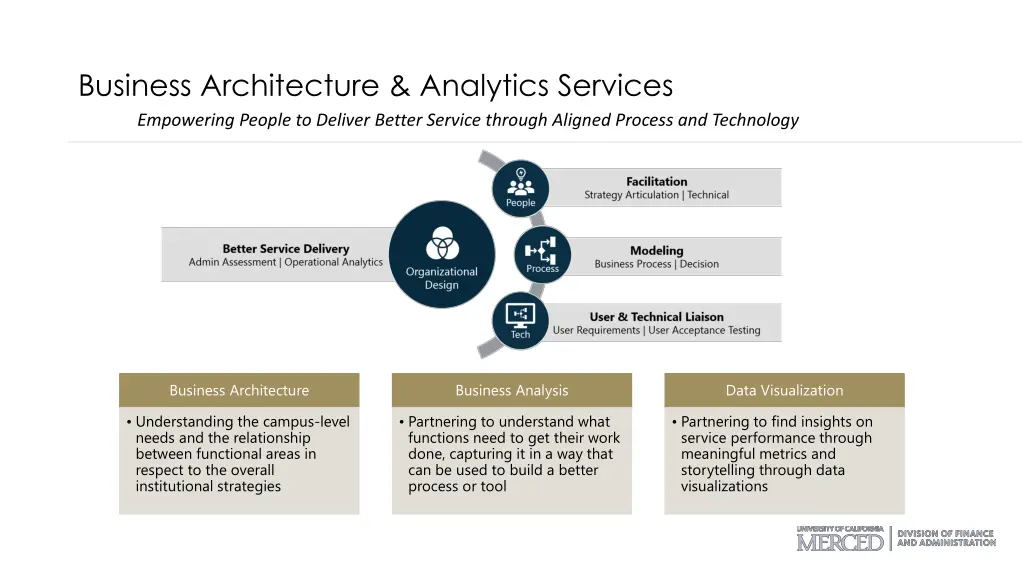 business architecture analytics services