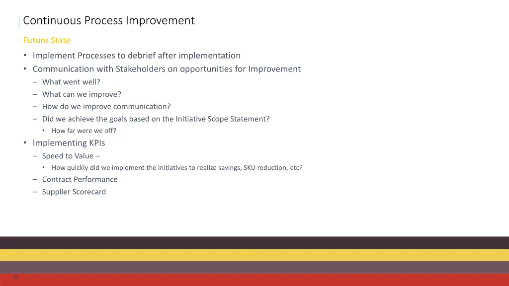 continuous process improvement