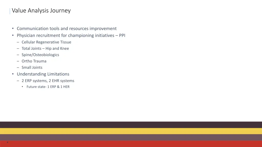 value analysis journey 2
