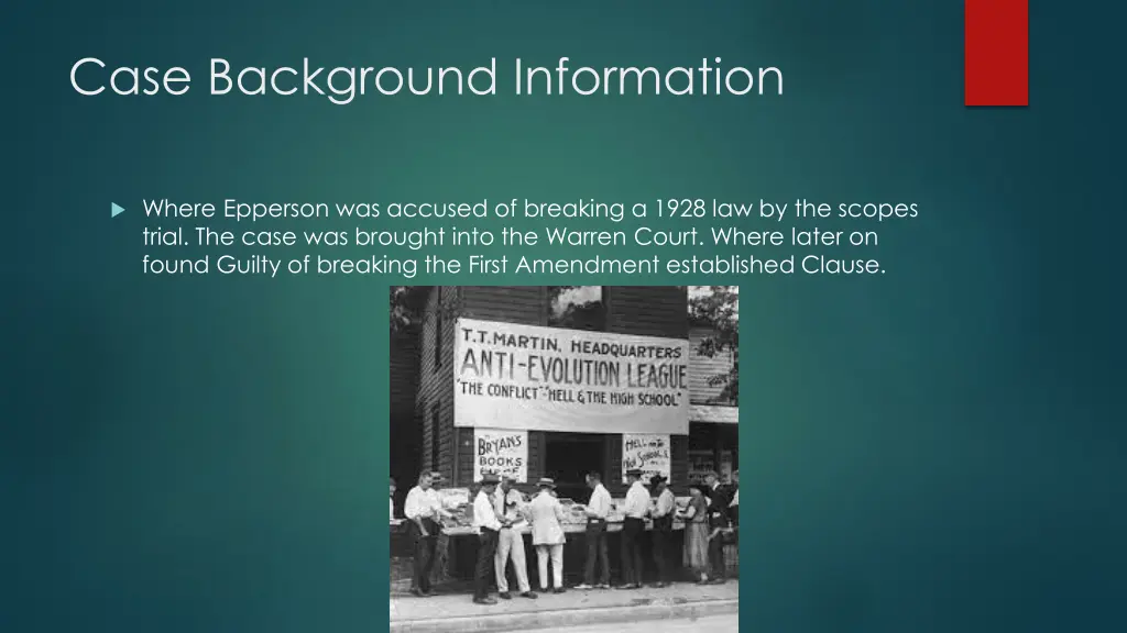 case background information