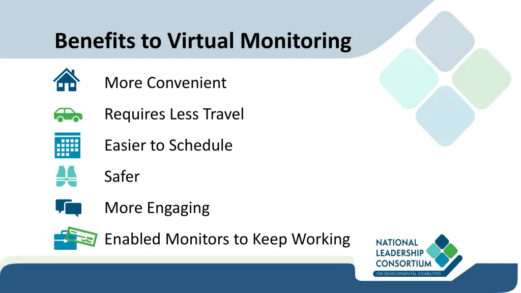 benefits to virtual monitoring