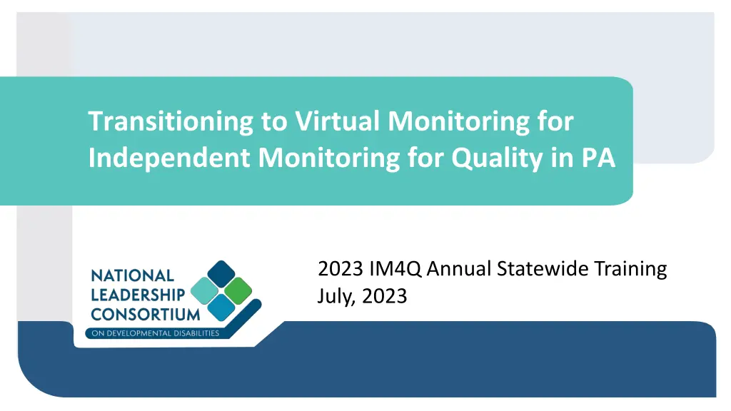 transitioning to virtual monitoring