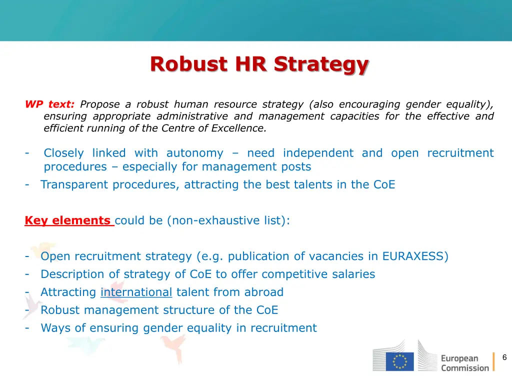 robust hr strategy