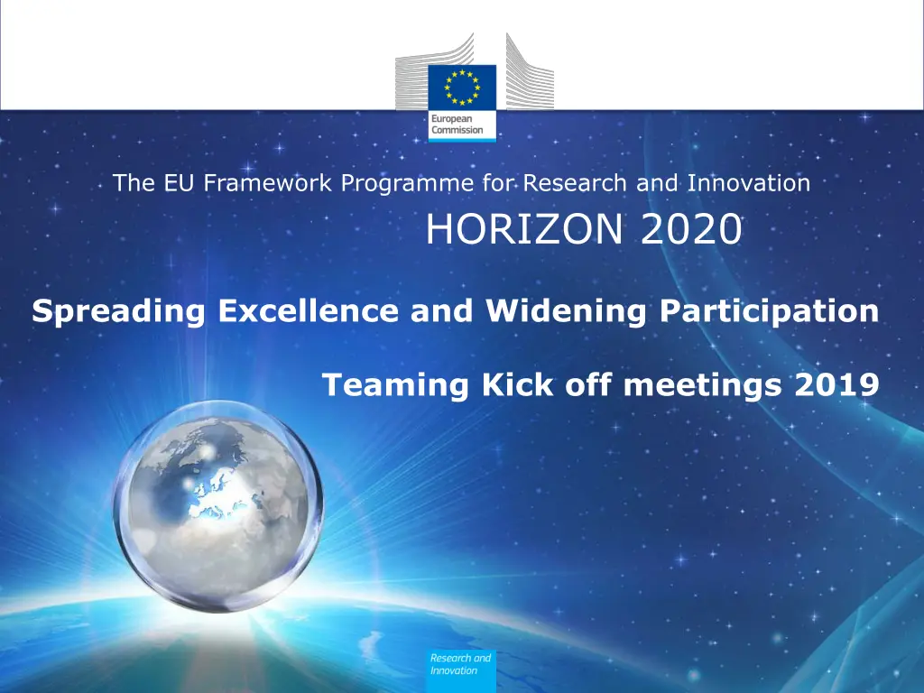 the eu framework programme for research