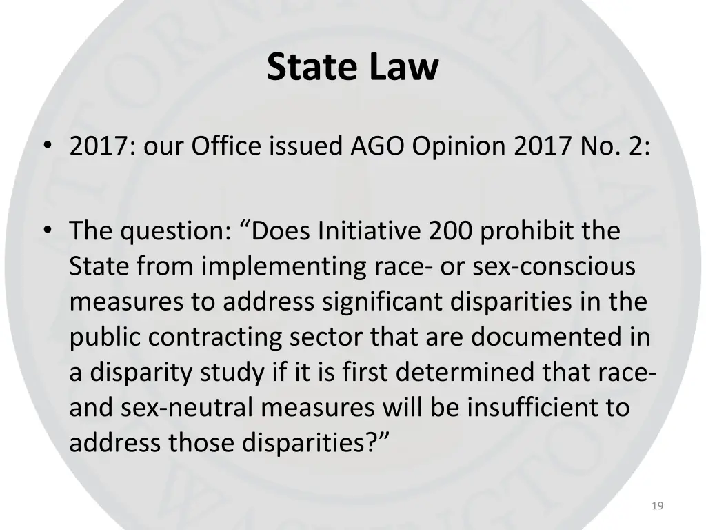 state law 5