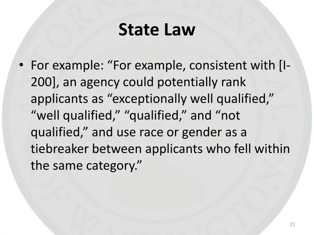 state law 7