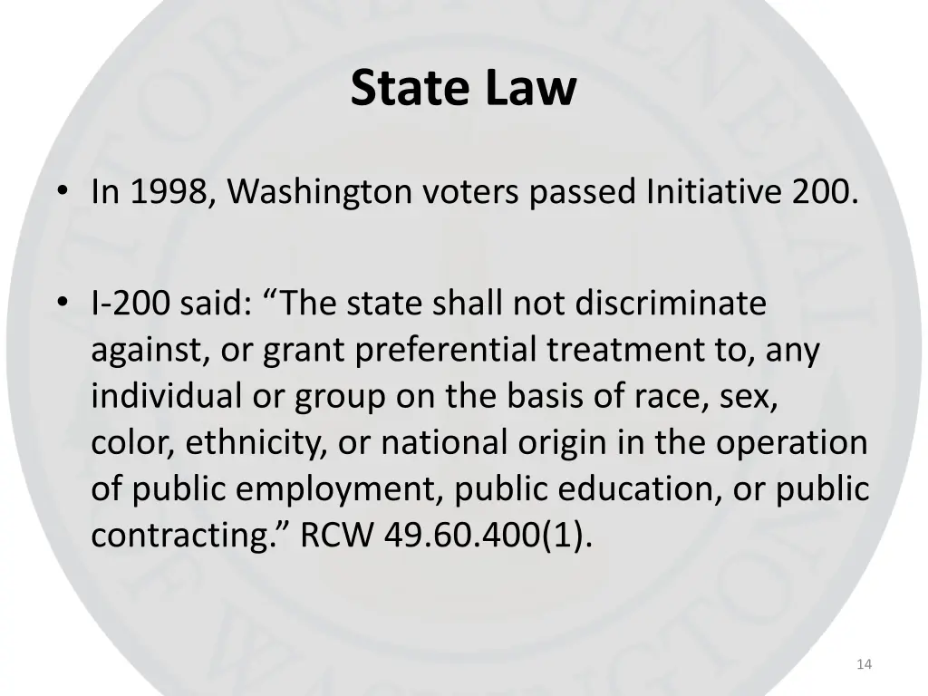 state law