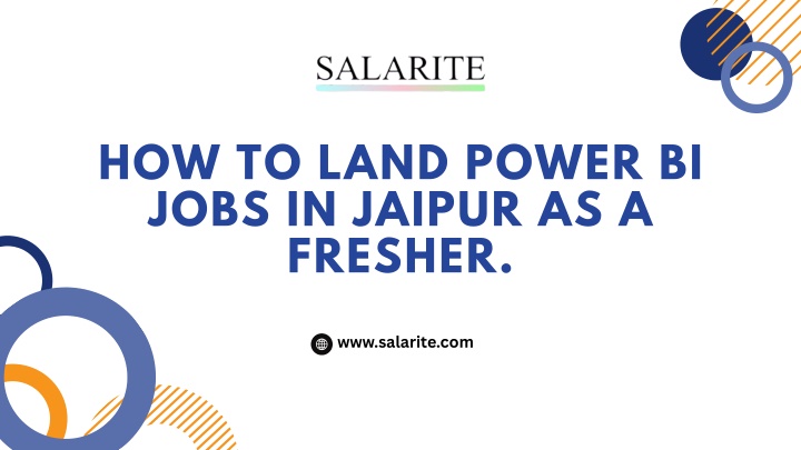 how to land power bi jobs in jaipur as a fresher