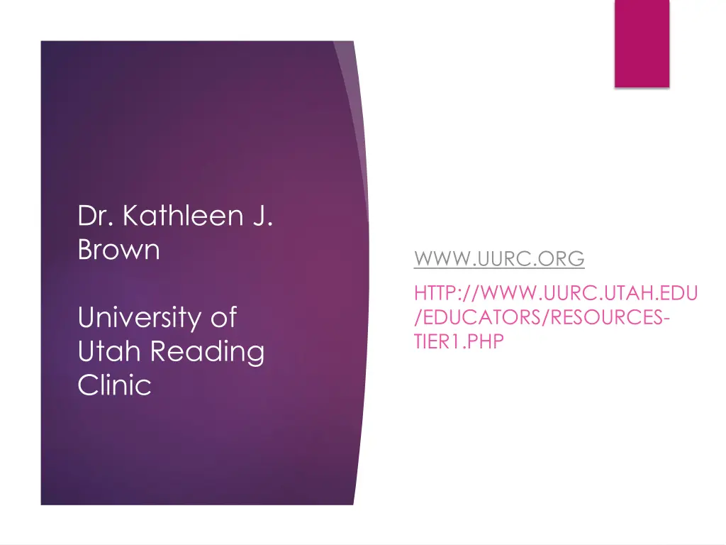 dr kathleen j brown